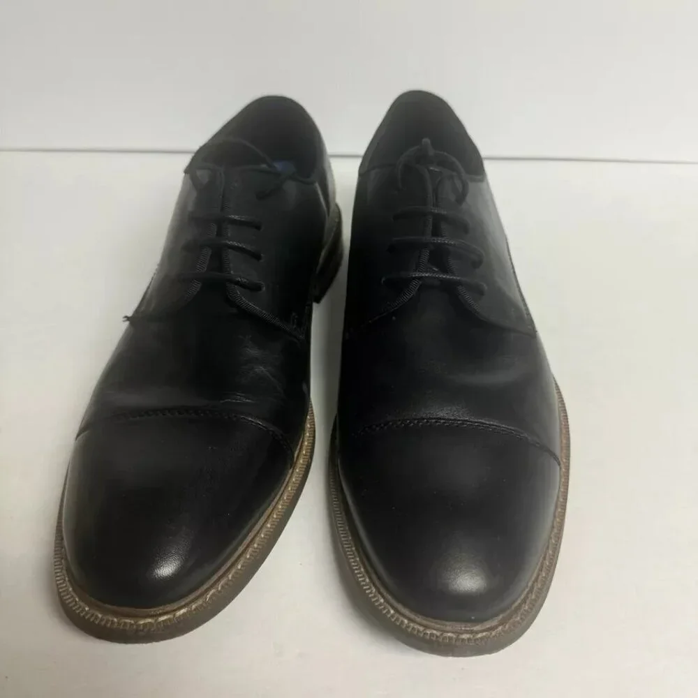 Vince Camuto Mens Lamson Oxford Black Size 9 M
